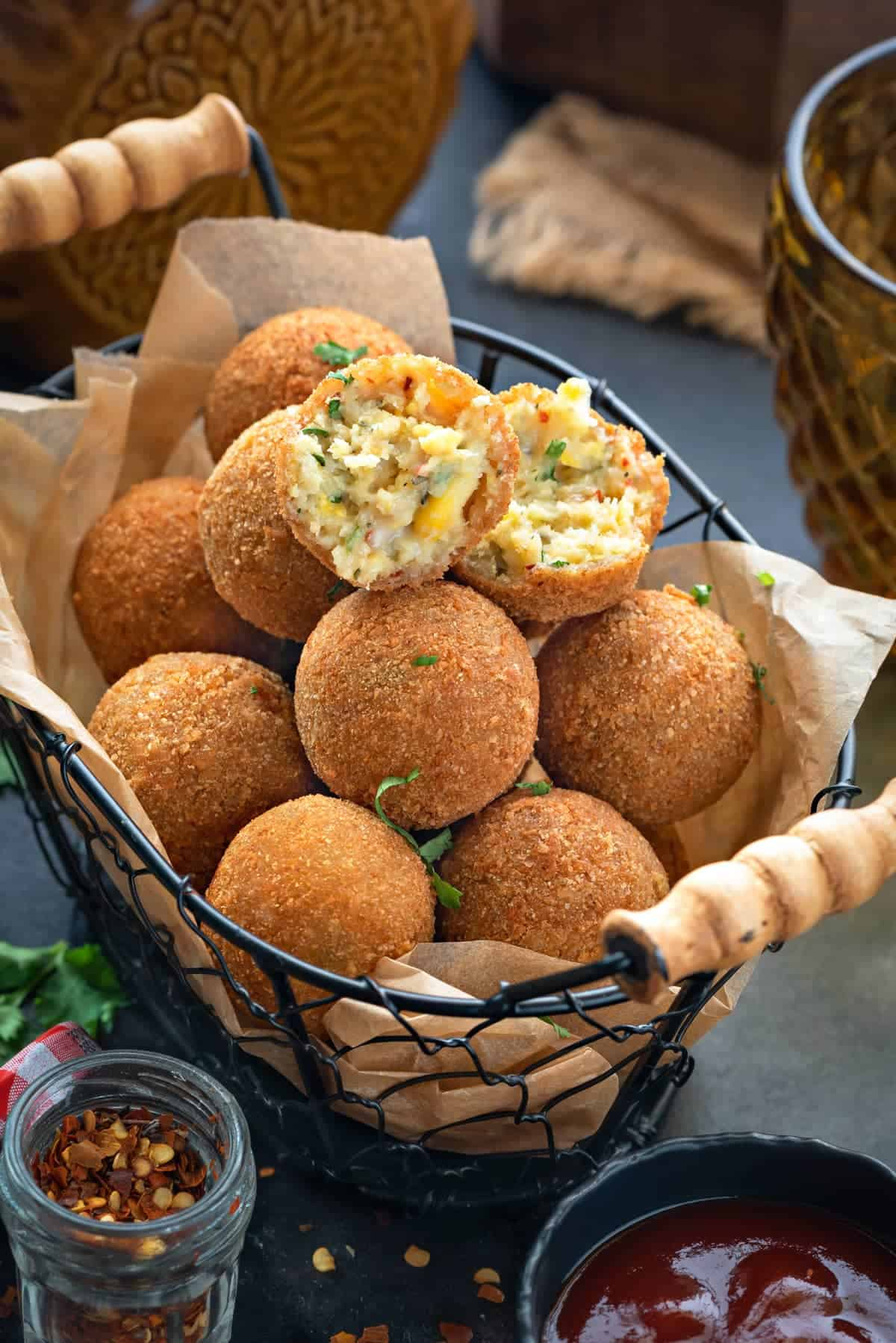 Cheese Corn Balls